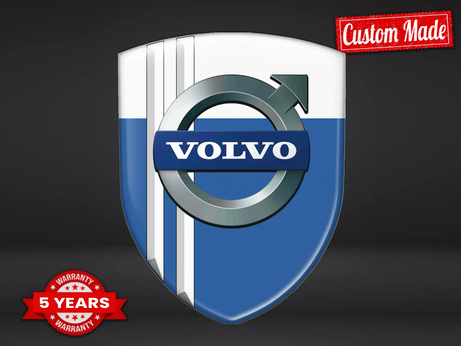 Volvo Etiqueta Impermeable Pro Máximo Duradero Estilo Moderno